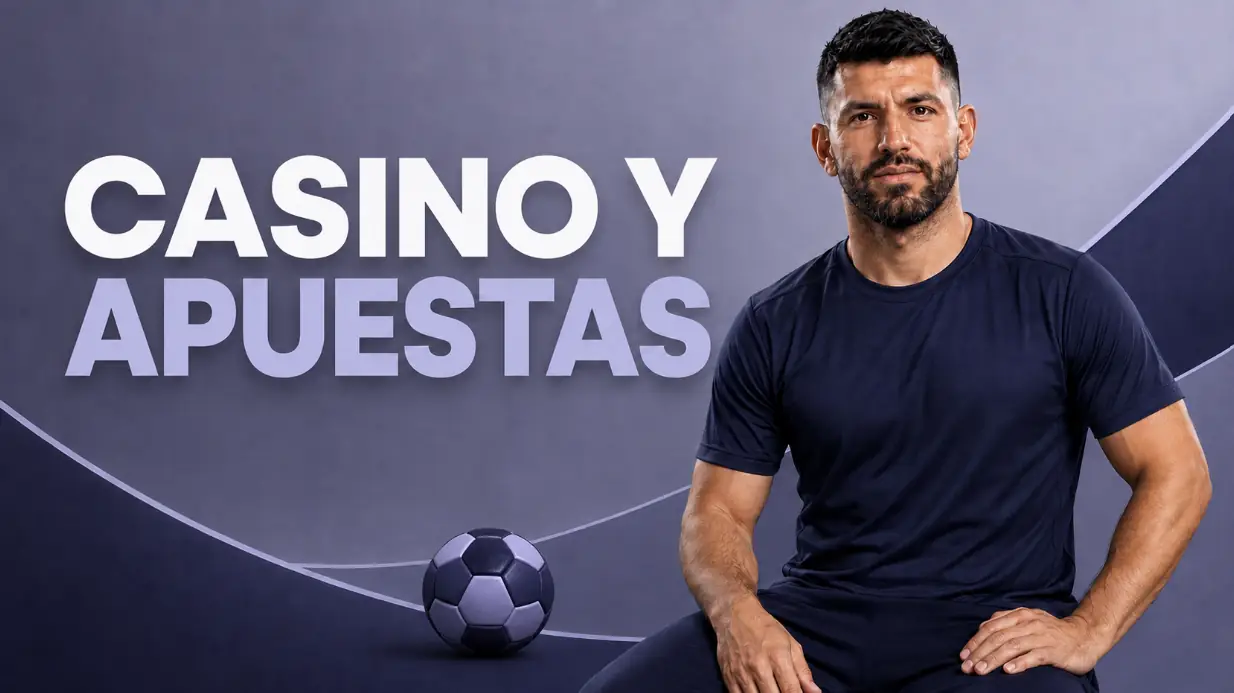 Plataforma del Kun Agüero para casino y apuestas deportivas
